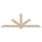 Ekena Millwork Kennewick Smooth Timber Gable Bracket, Douglas Fir, 96"W x 32"H x 1 1/2"D x 5 1/2"F, 8/12 Pitch GBW096X32X0206KEN00SDF - alternate 1